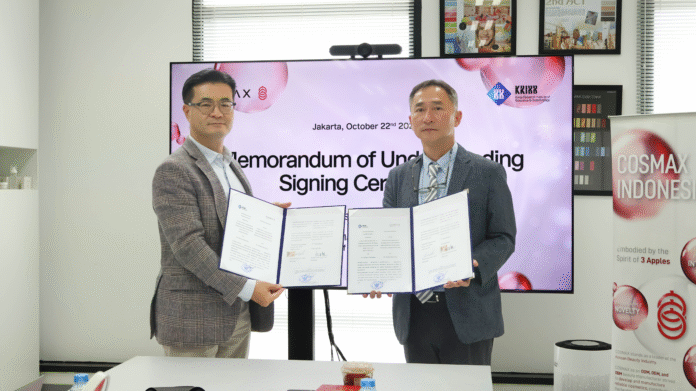 COSMAX Indonesia Perkuat Riset Kecantikan dengan KRIBB Membawa Potensi Tanaman  Indonesia ke Panggung Dunia