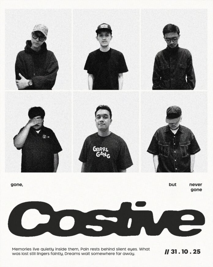 Costive Featuring Dandy Gilang Berkisah tentang Kehilangan dalam Single Terbaru “Gone, but Never Gone”