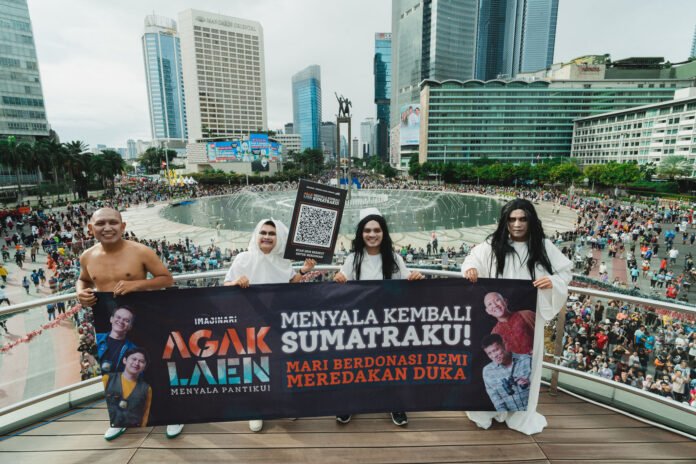 Film AGAK LAEN: Menyala Pantiku! Capai 7,5 Juta Penonton, Kwartet AGAK LAEN Galang Donasi untuk Sumatra