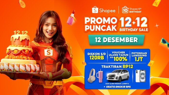 Seharian Penuh Kemeriahan! Shopee Rayakan 10 Tahun dan Hadirkan Puncak 12.12 Birthday Sale dengan Berbagai Penawaran Spesial