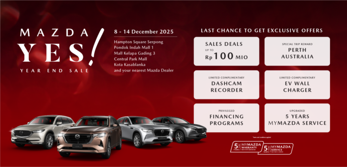 Mazda Semarakkan Akhir Tahun dengan Pameran Serentak di Lima Pusat Perbelanjaan di Jabodetabek
