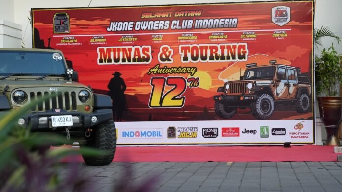 Jeep Dukung Touring Anniversary ke-12 JKONE Owners Club, Perkuat Solidaritas Komunitas dan Kepedulian Sosial