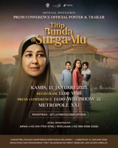 Tanggalkan Citra Antagonis, Meriam Bellina Tampil Penuh Keharuan dalam Teaser Poster Drama Keluarga “Titip Bunda di Surga-Mu”