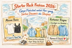 Starter Pack Fashion 2026: Gaya Fleksibel untuk Hari yang Serba Dinamis ala Shopee