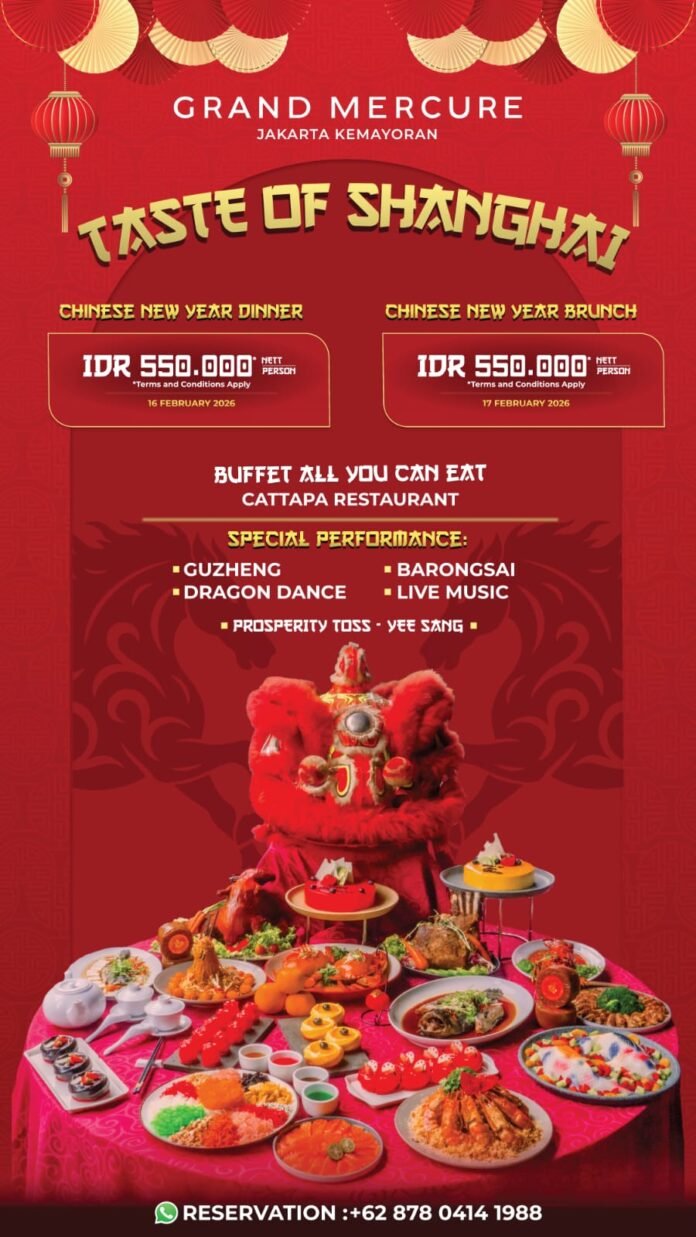 Perayaan Chinese New Year “Kuda Api” di Catappa Restaurant – Hotel Grand Mercure  Jakarta Kemayoran