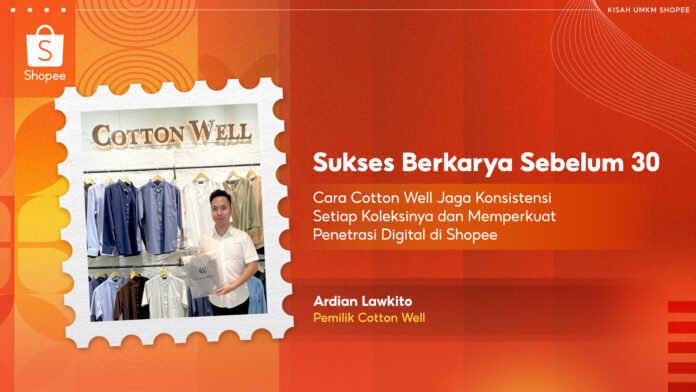 Sukses Berkarya Sebelum 30: Cara Cotton Well Jaga Konsistensi Setiap Koleksinya dan Memperkuat Penetrasi Digital di Shopee