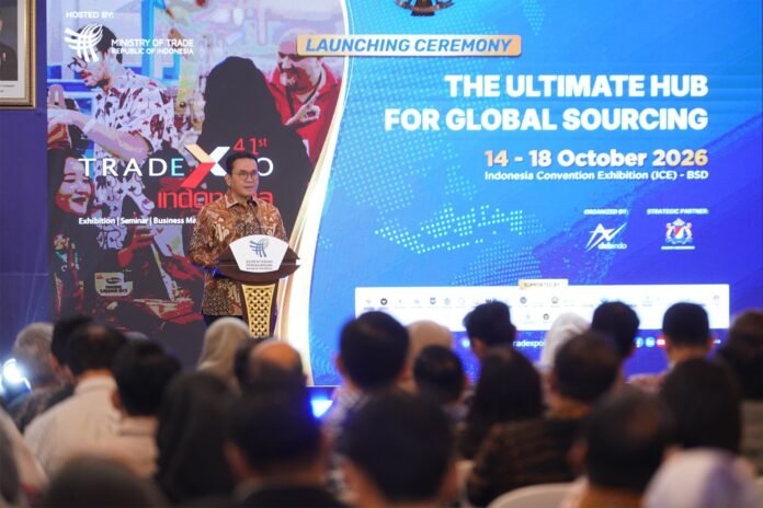 Luncurkan TEI ke-41 Tahun 2026, Mendag Busan Targetkan Transaksi USD 17,5 Miliar