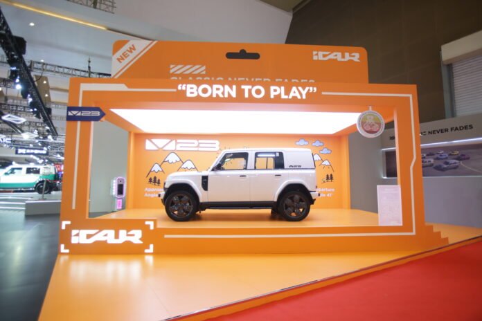 Hadir Perdana di IIMS 2026, iCAR Hadirkan Tema “Born to Play” lewat Desain Booth, Teknologi AI, dan Elemen Permainan