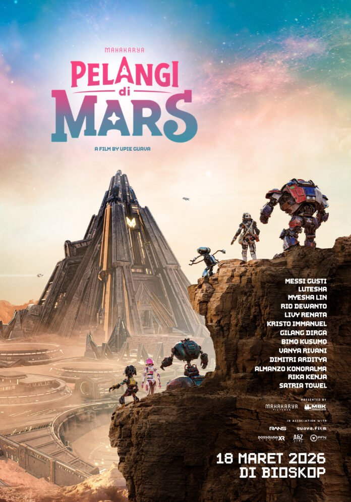 Jelang Tayang Lebaran 2026, Pelangi di Mars Rilis Poster Nerotek: Gambarkan Misi yang Dipimpin Anak Bangsa di Planet Merah