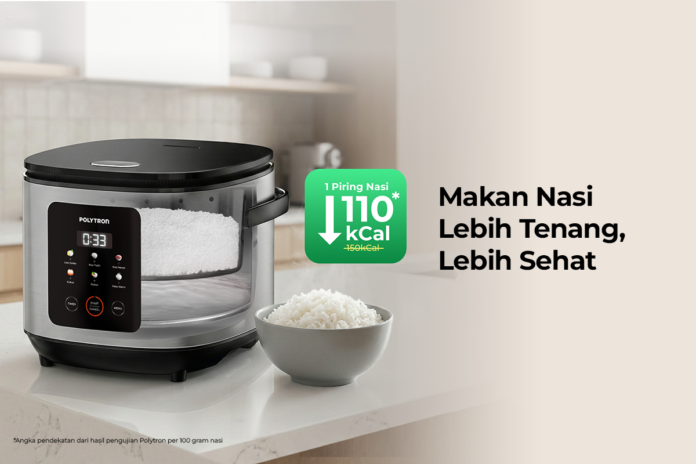 Konsumsi Nasi Terus Meningkat di Tengah Tren Hidup Sehat, Polytron Hadirkan Rice Cooker Low Carbo untuk Cara Makan Lebih Sehat Tanpa Mengubah Kebiasaan