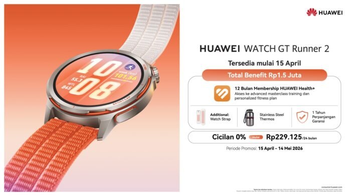 Segera Hadir di Indonesia! HUAWEI WATCH GT Runner 2 yang Dikembangkan Bersama Eliud Kipchoge Tawarkan Ultra Precise, Ultra Intelligent, dan Ultra Performance Bersama
