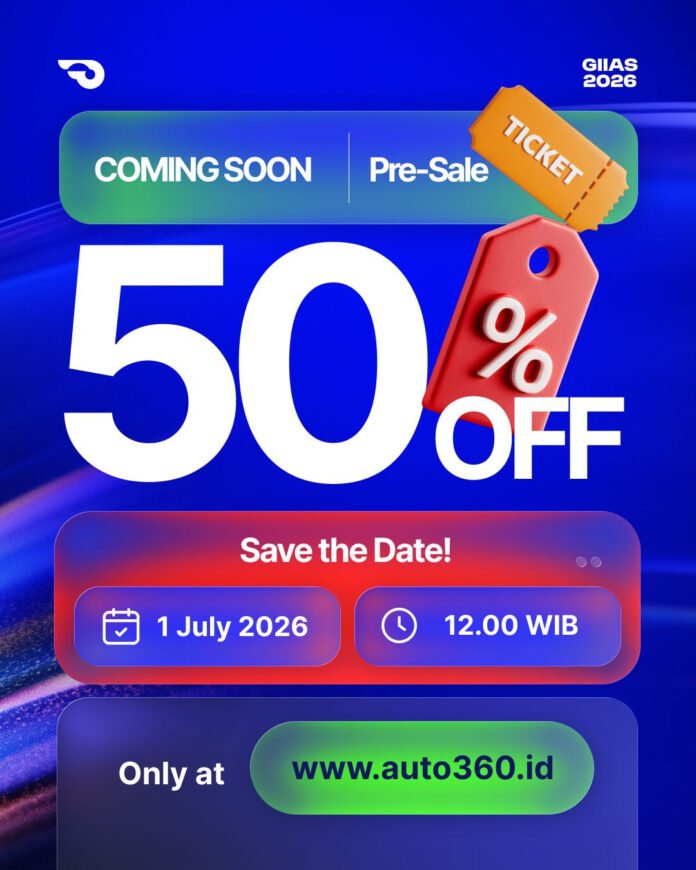 Sambut antusiasme Pengunjung, Tiket Presale GIIAS 2026 Dibuka mulai awal Juli