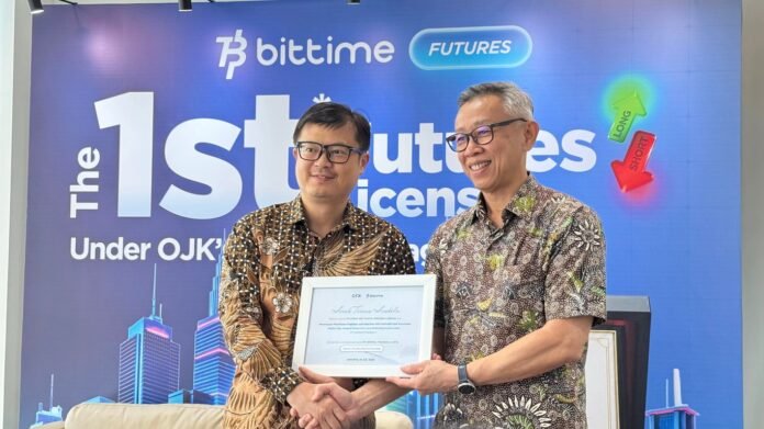 Bittime Raih Izin Perdagangan Futures Pertama di Era Pengawasan Kripto OJK